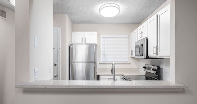 Kitchen with stainless appliances