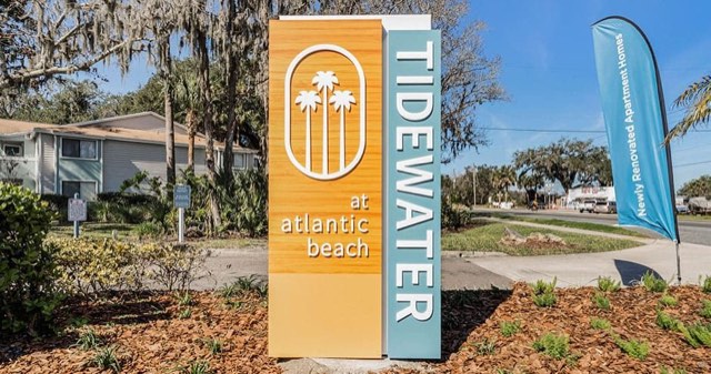 Tidewater monument sign
